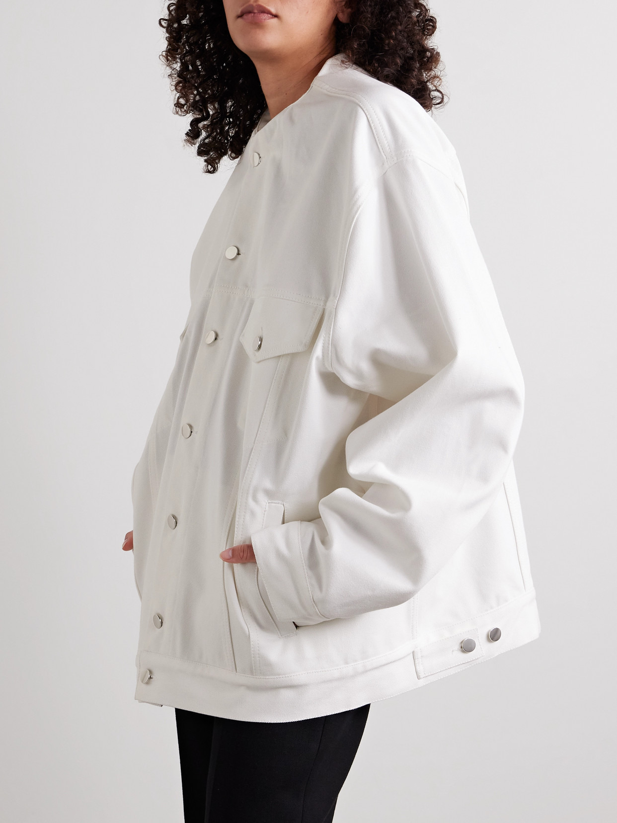 Oversized Denim Jacket - 4