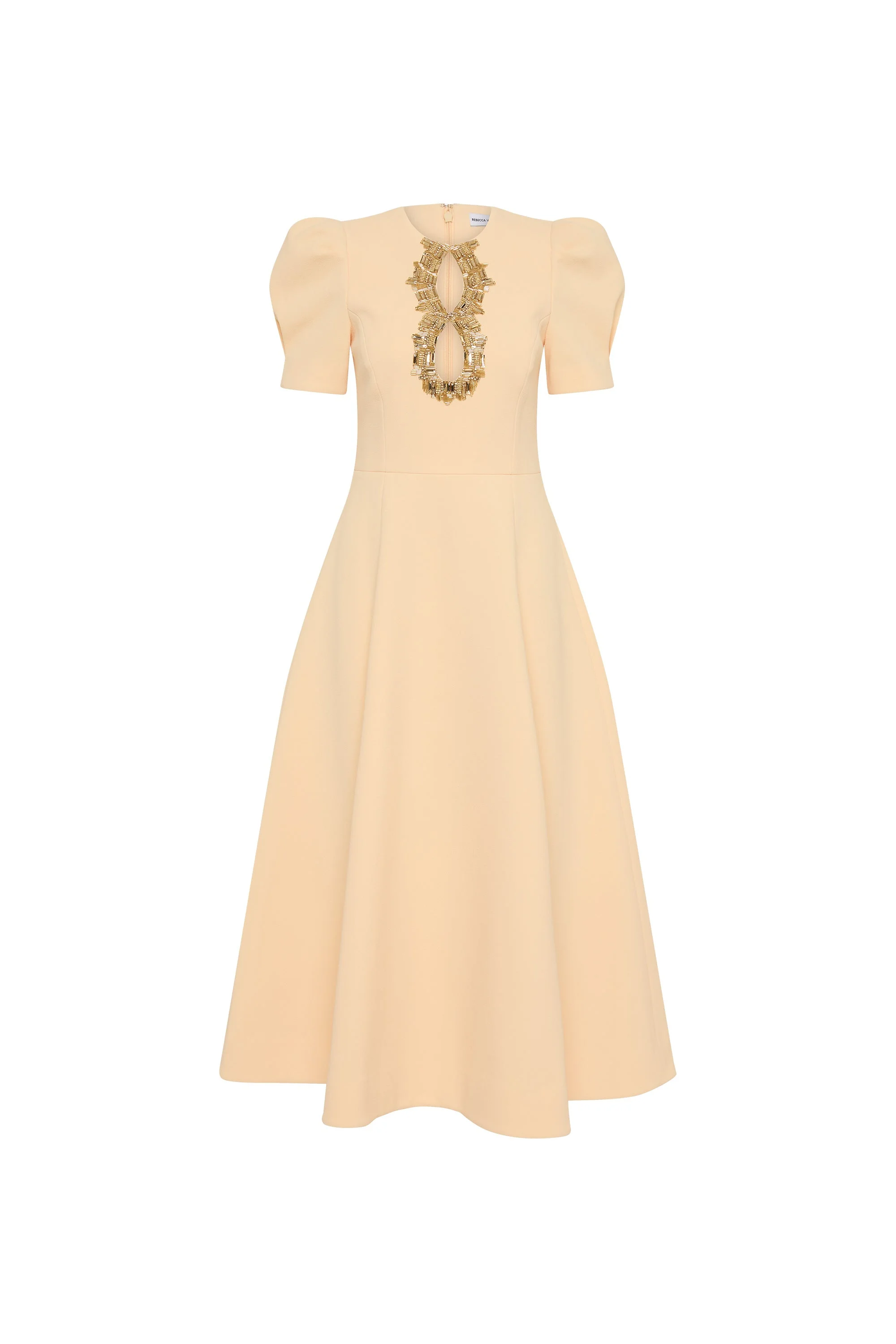 Alexandrite Short Sleeve Midi Dress - 1