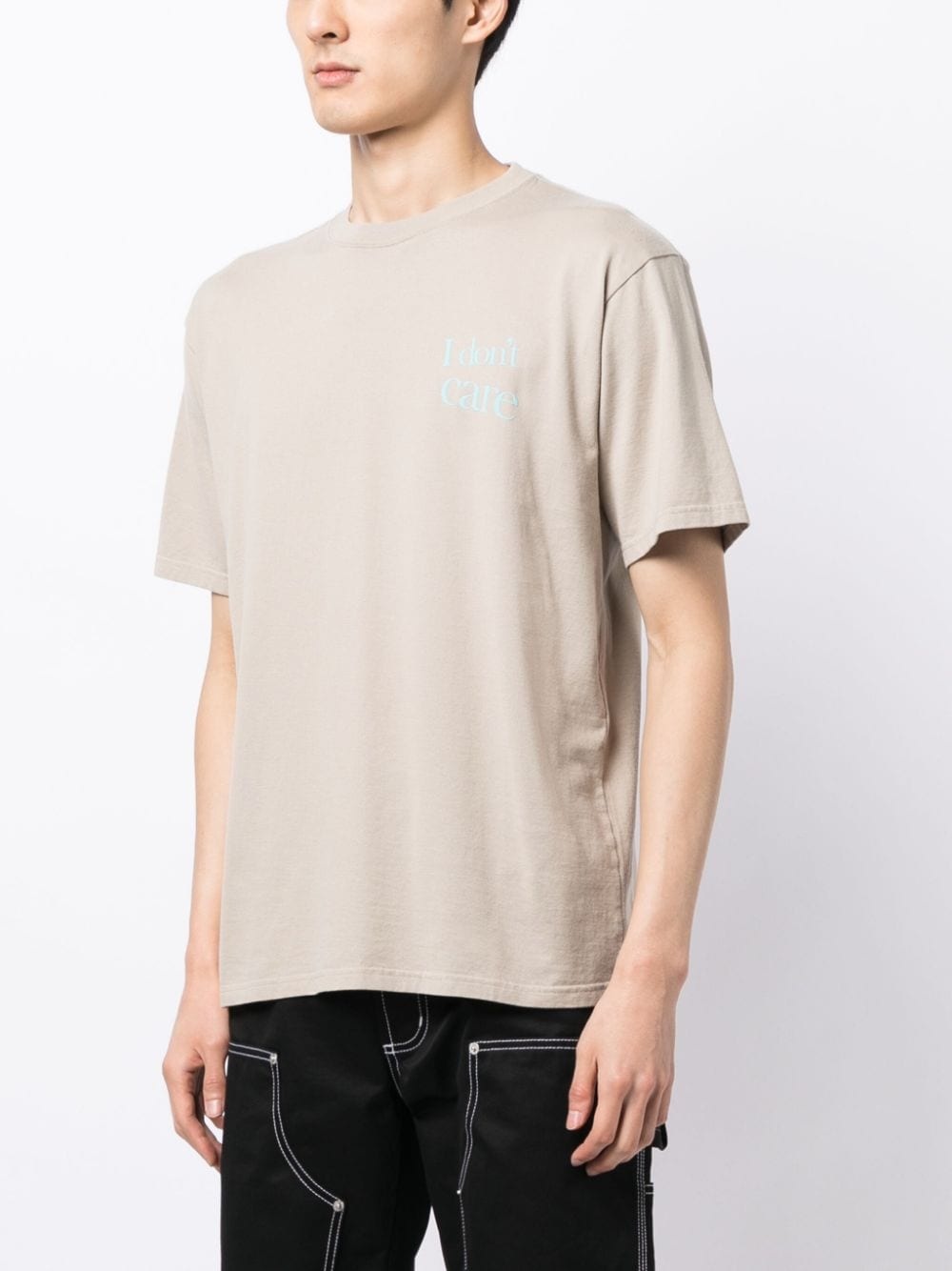 slogan-print cotton T-shirt - 4