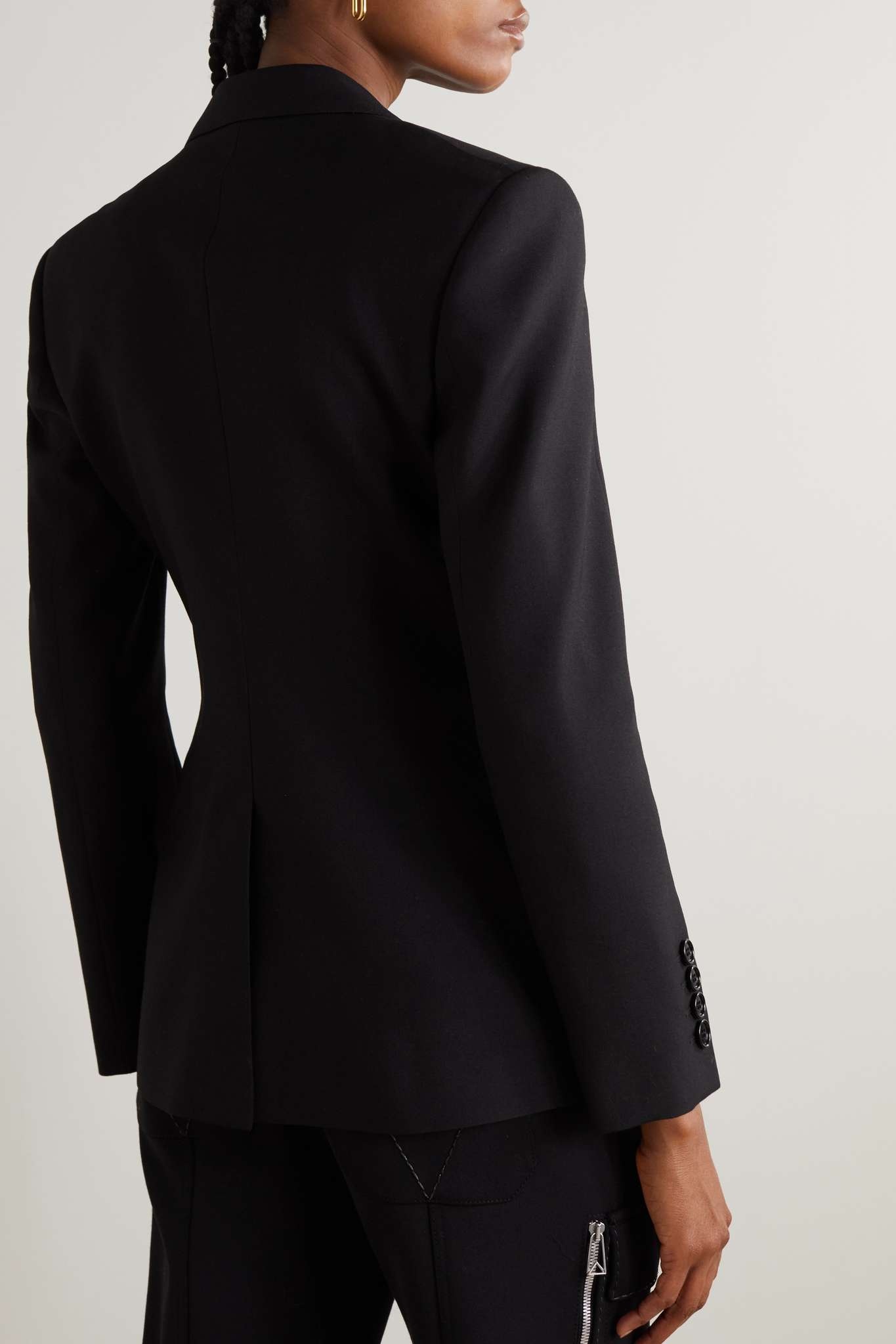 Wool-twill blazer - 4