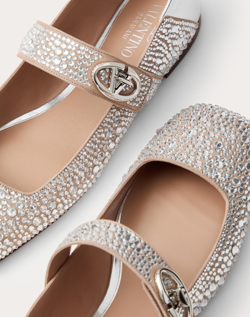 VLOGO LOCKER MARY JANE BALLERINA WITH CRYSTALS 4