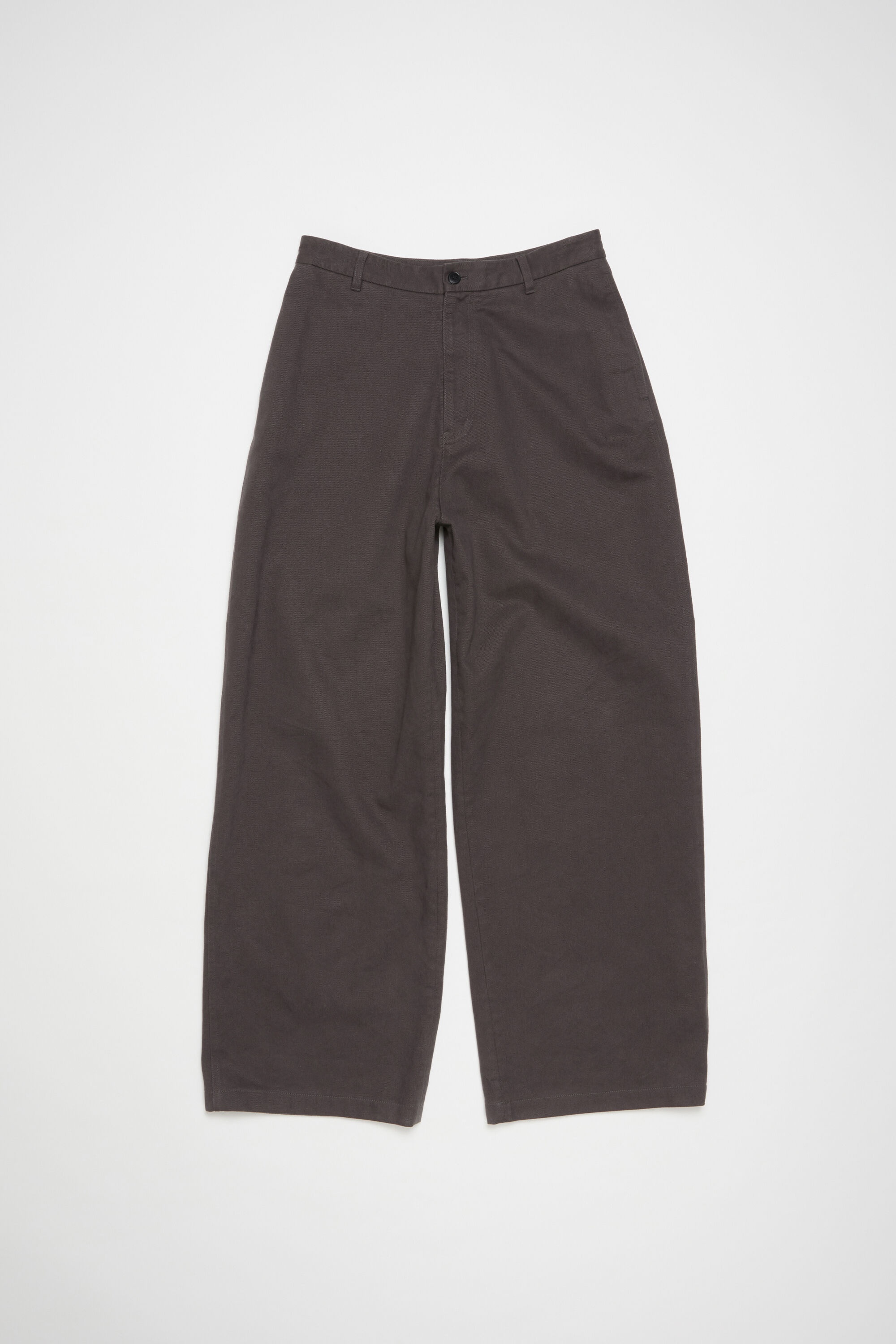 Twill trousers - Stone black - 1