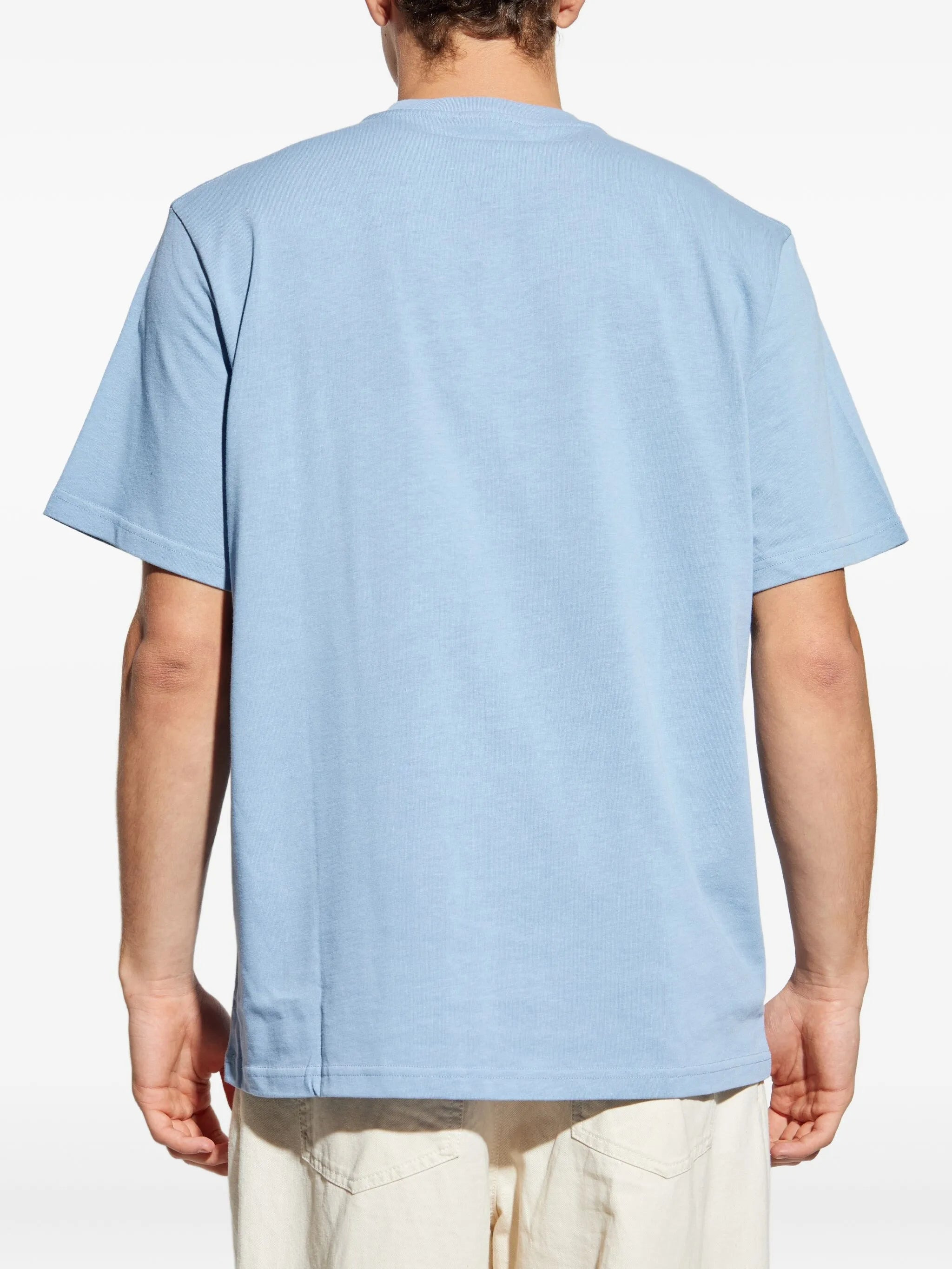 logo-embroidered T-shirt - 4