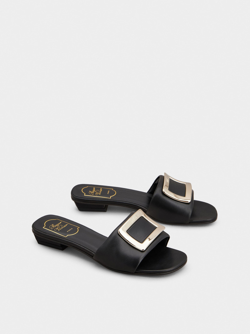 Roger Vivier Belle Vivier Mules in leather outlook