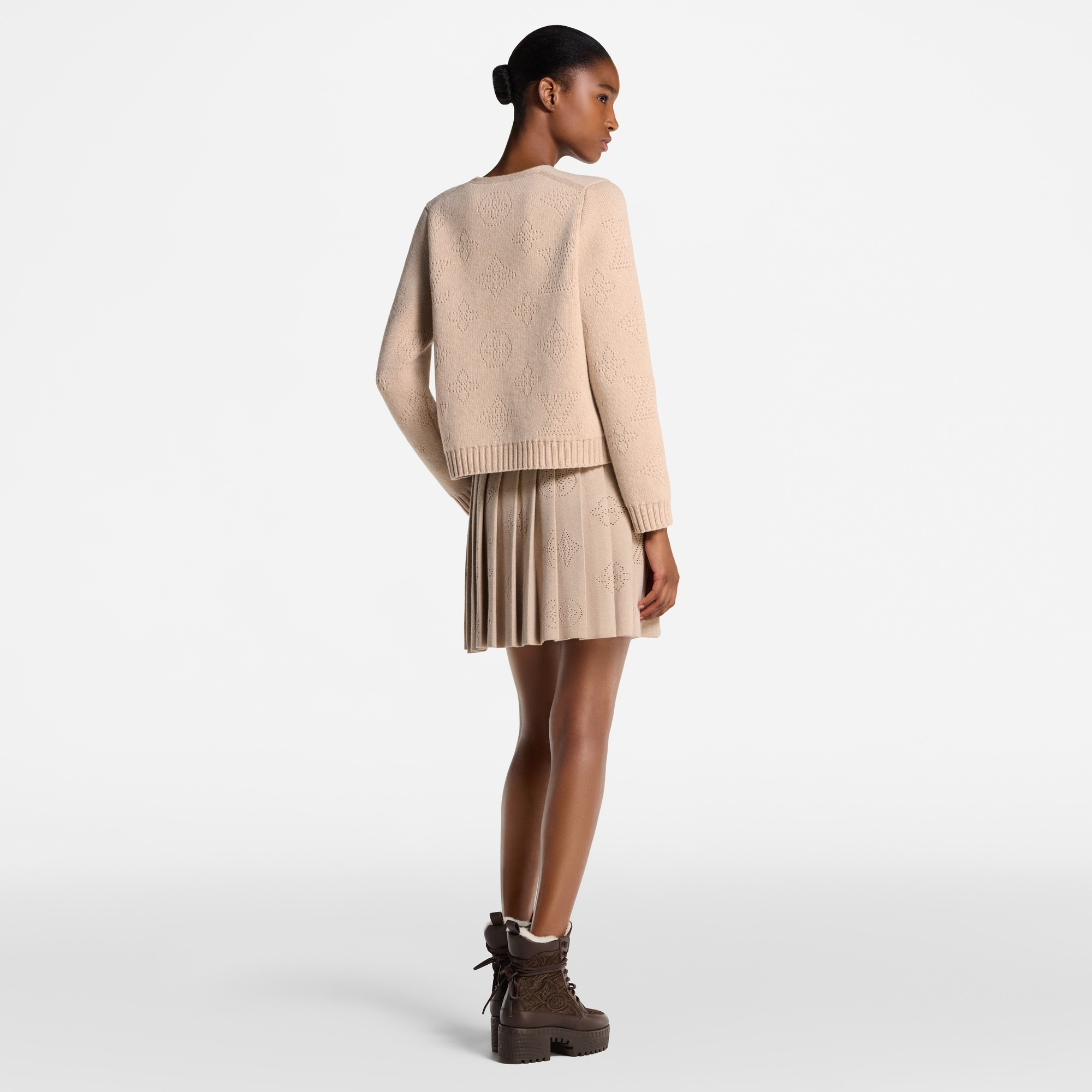 Double-Breasted Mahina Knit Cardigan - 5