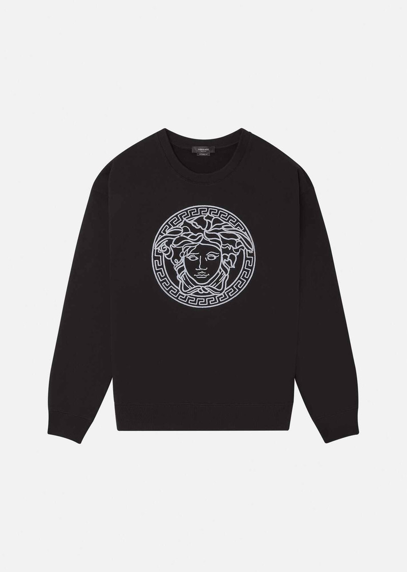 Medusa Embroidered Sweatshirt 1