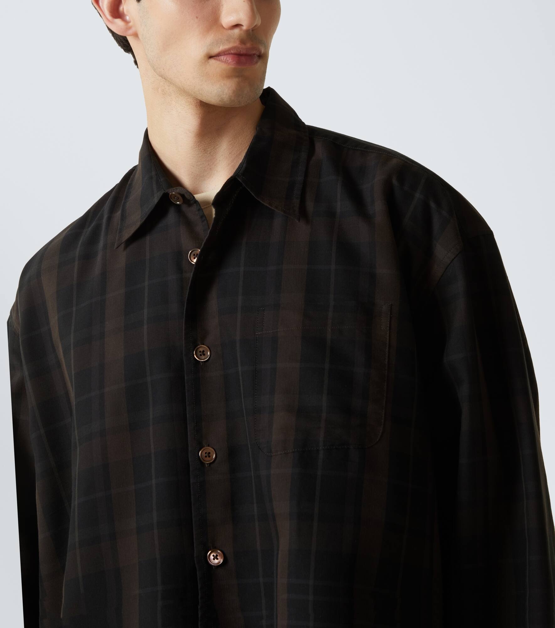 Borrowed checked shirt - 5