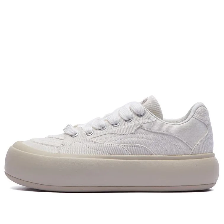 (WMNS) Li-Ning Puff Platform 'Beige' AZGT026-4 - 1