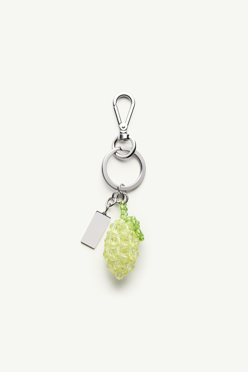 MM6 Maison Margiela Lemon Beaded Numeric Keyring outlook