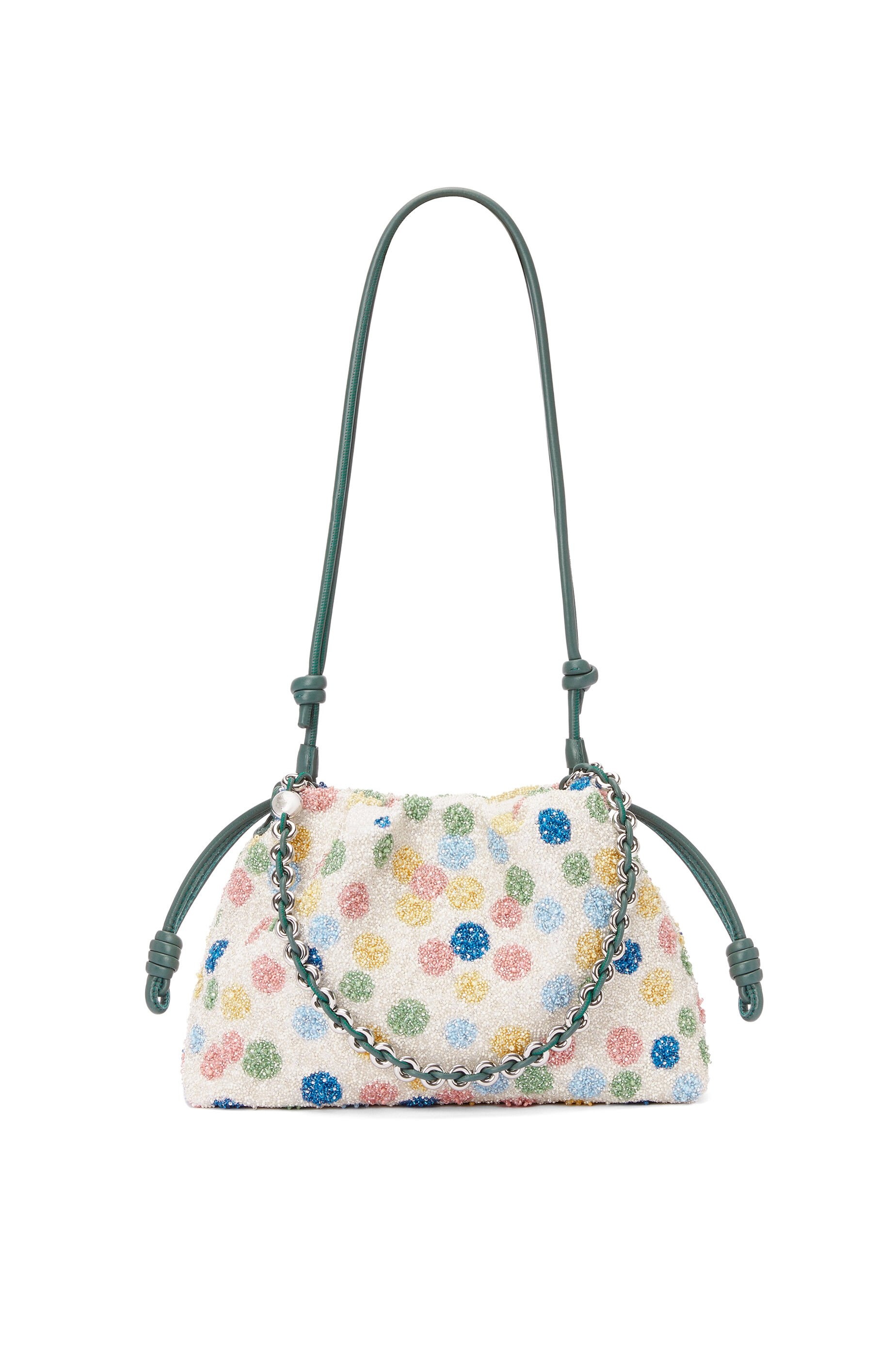 Medium Flamenco purse in beaded leather - 7
