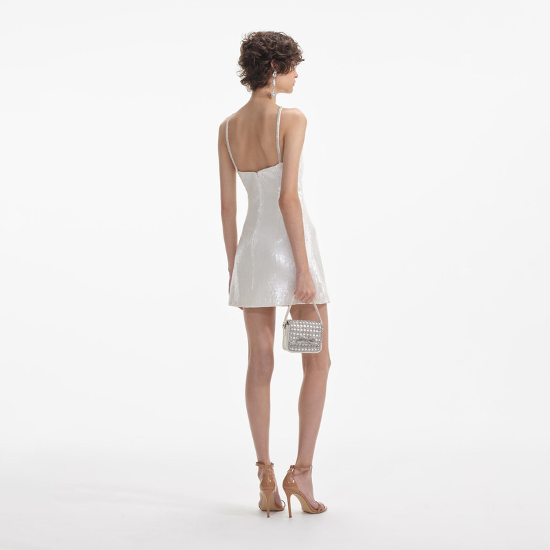 white christmas dresses Pleated Cream Summer Halter Mini Dress – Sassymyprom main image 0