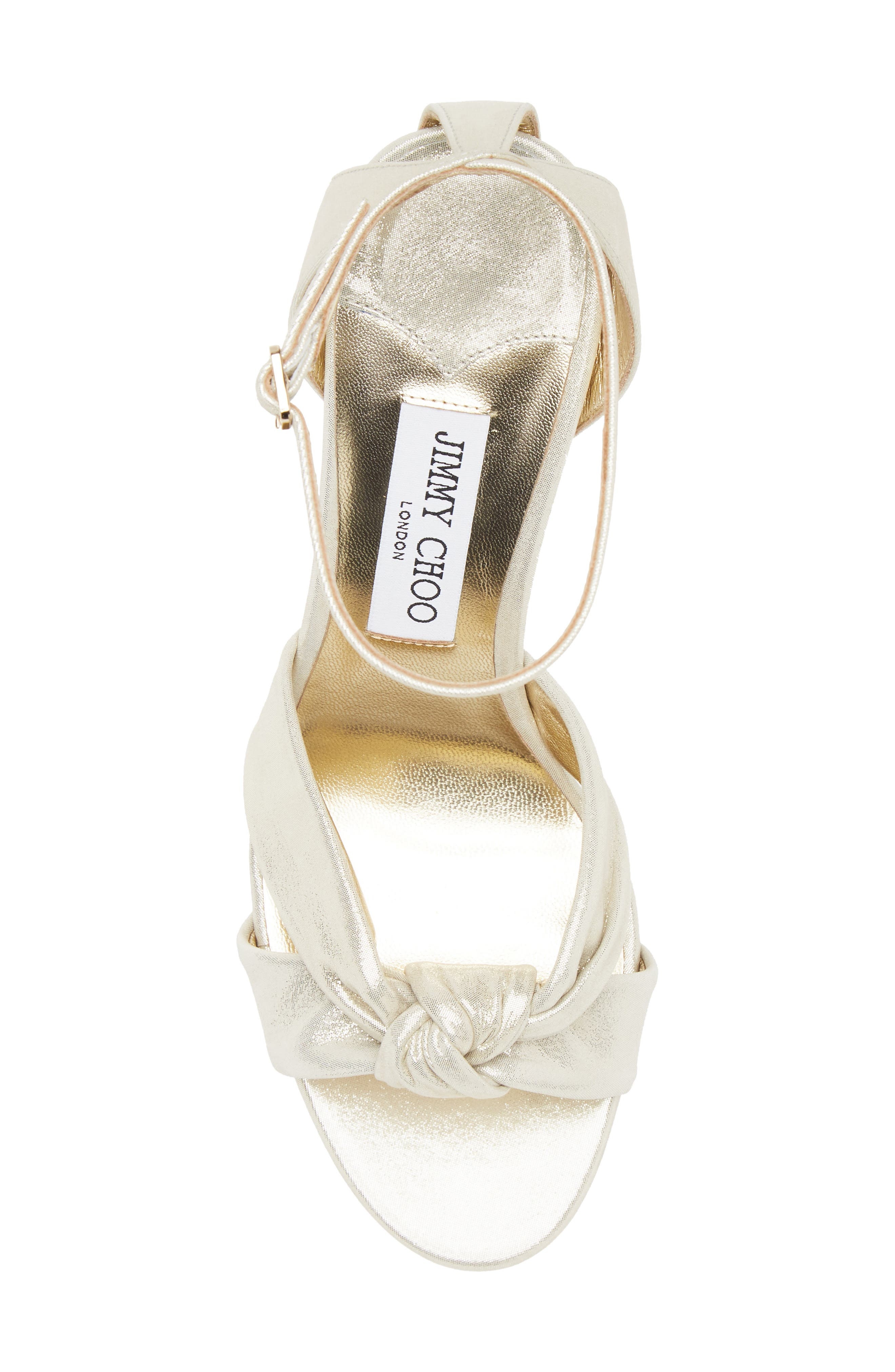 Jimmy Choo Rosie Ankle Strap Sandal in Light Soft Gold at Nordstrom - 5