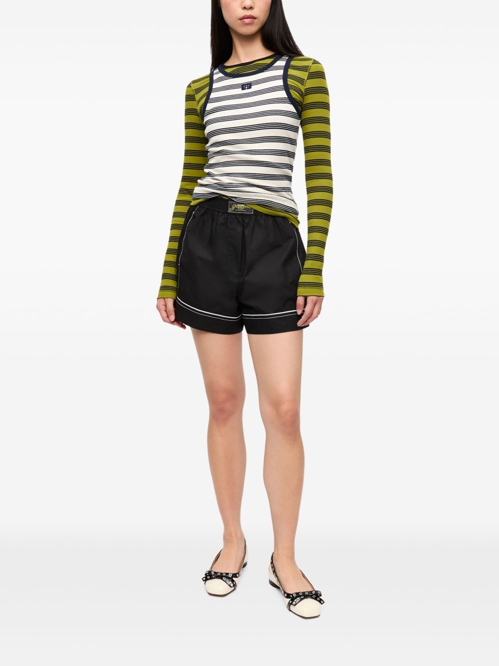 logo-patch shorts - 2