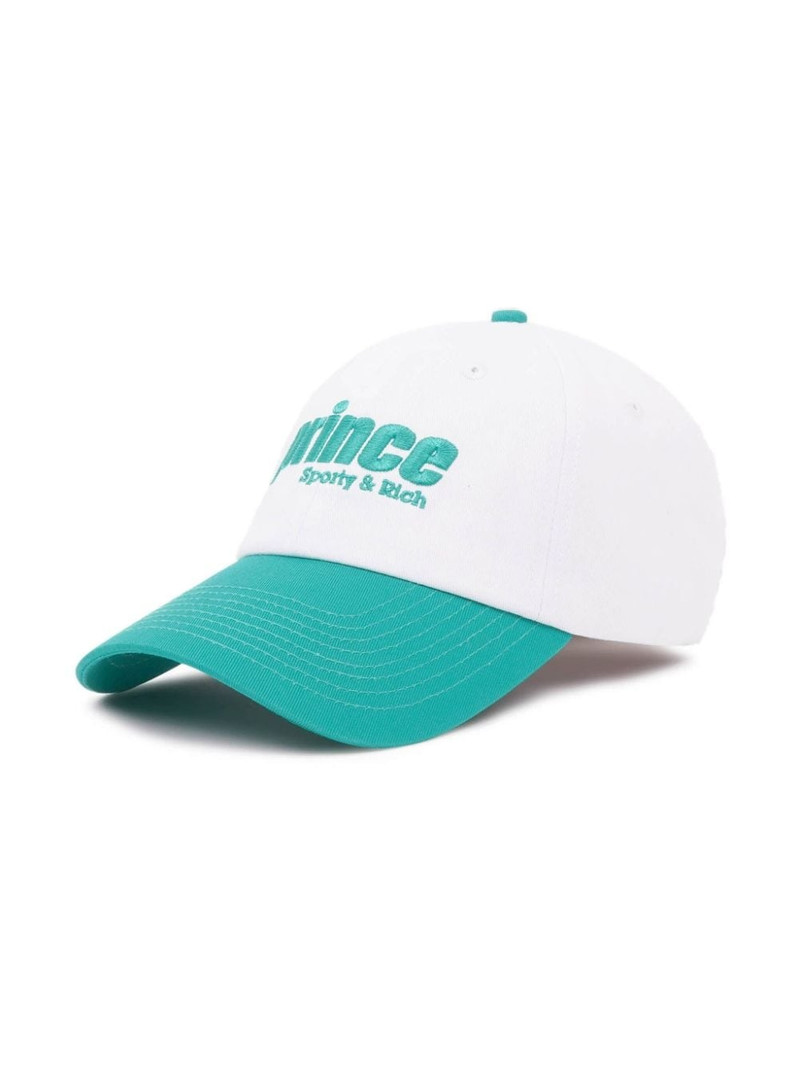 Sporty & Rich Prince Sporty embroidered cotton cap outlook