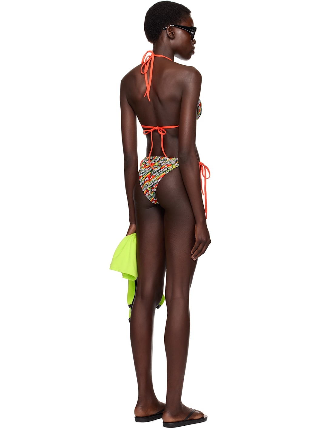 SSENSE Exclusive Multicolor Logo Bikini - 3