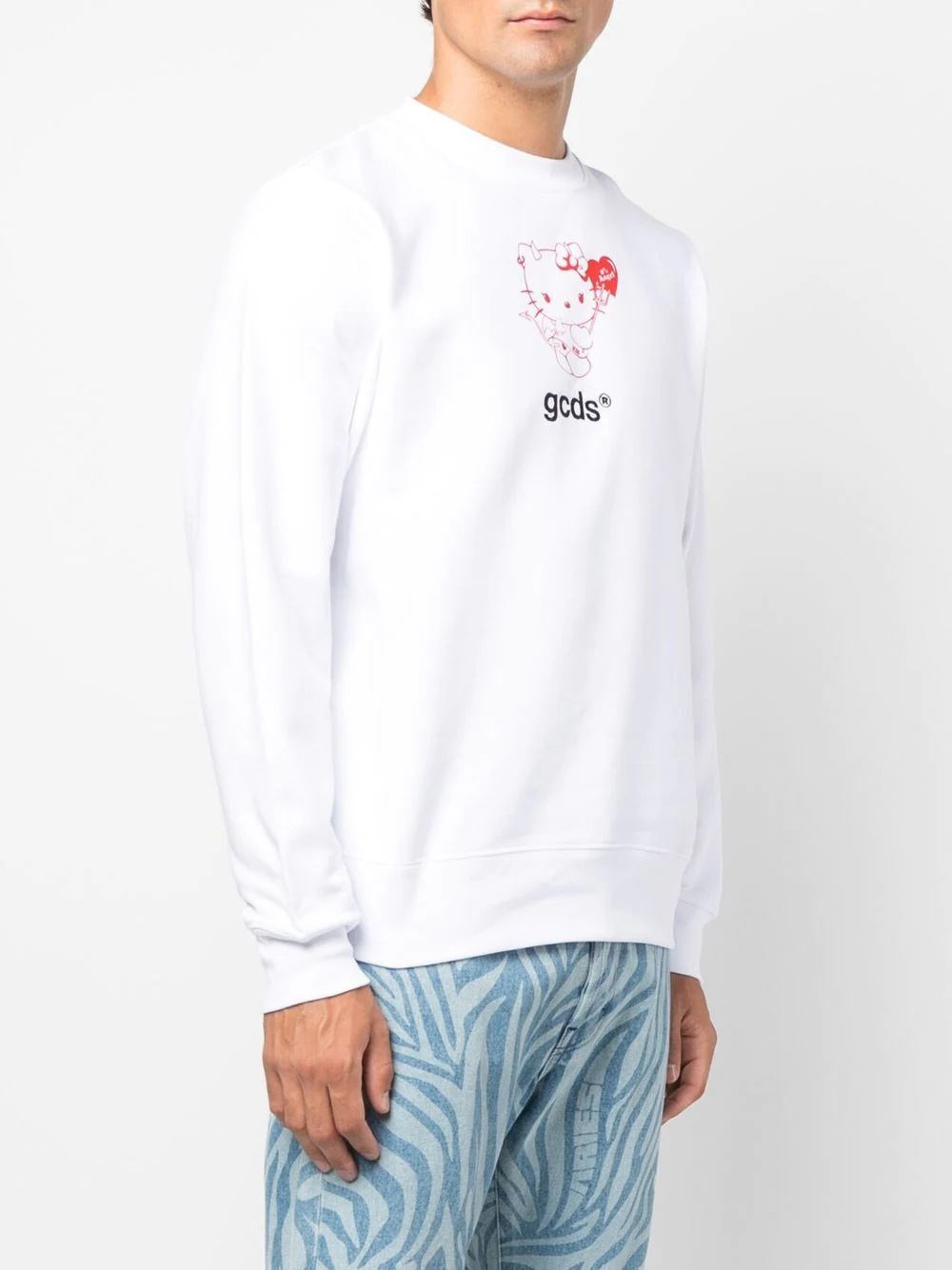 Hello Kitty print detail sweatshirt - 4