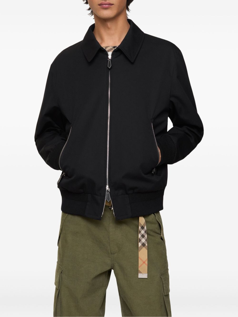 welt-pocket bomber jacket - 3