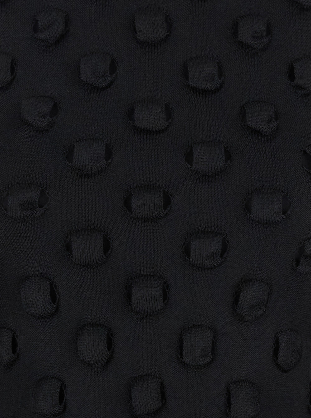 Sportmax Women Black Crewneck Dress With 3D Effect And Semi Sheer Design In Tech Fabric Woman - 3