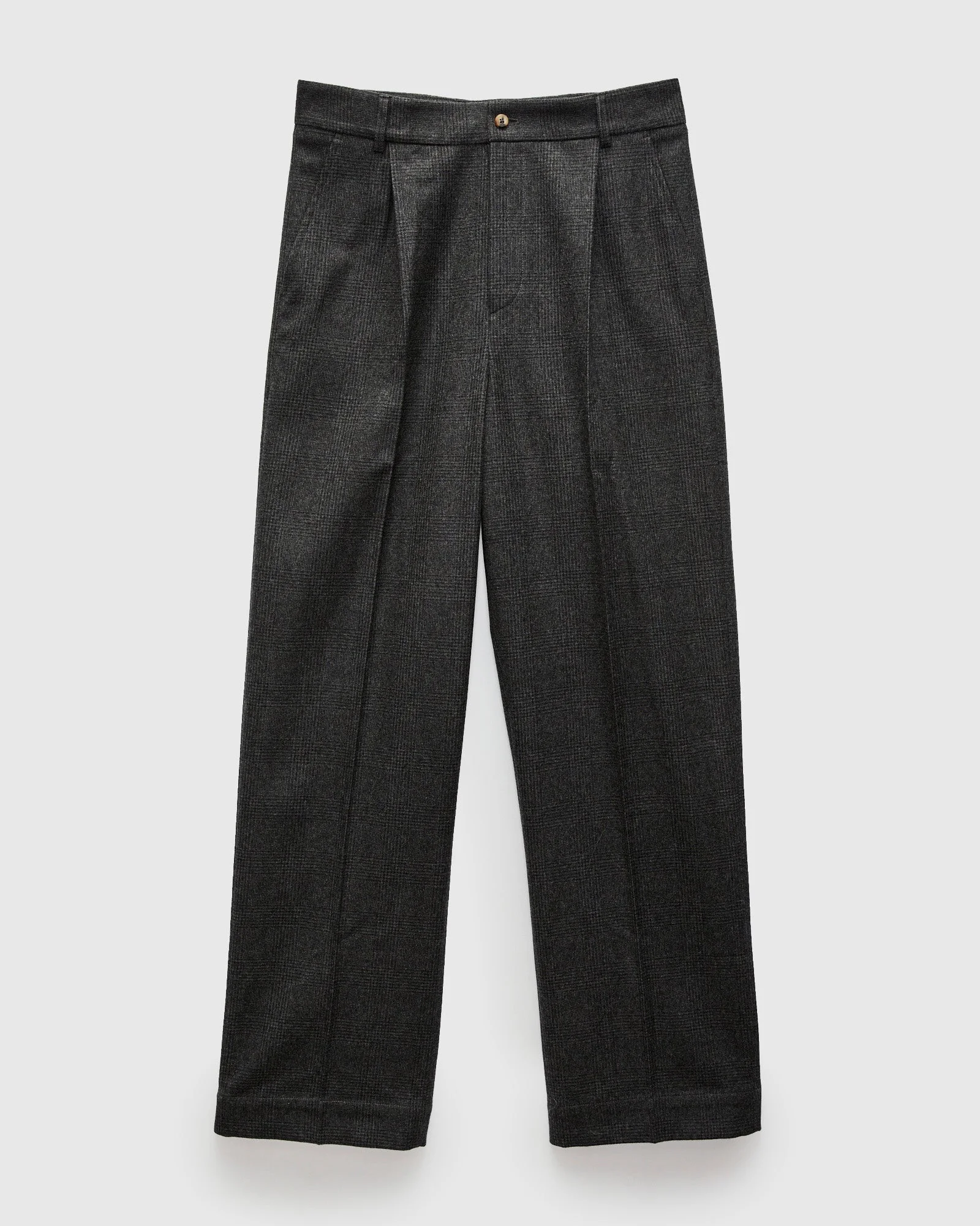 Grandad Trousers in Anthracite Prince of Wales - 1