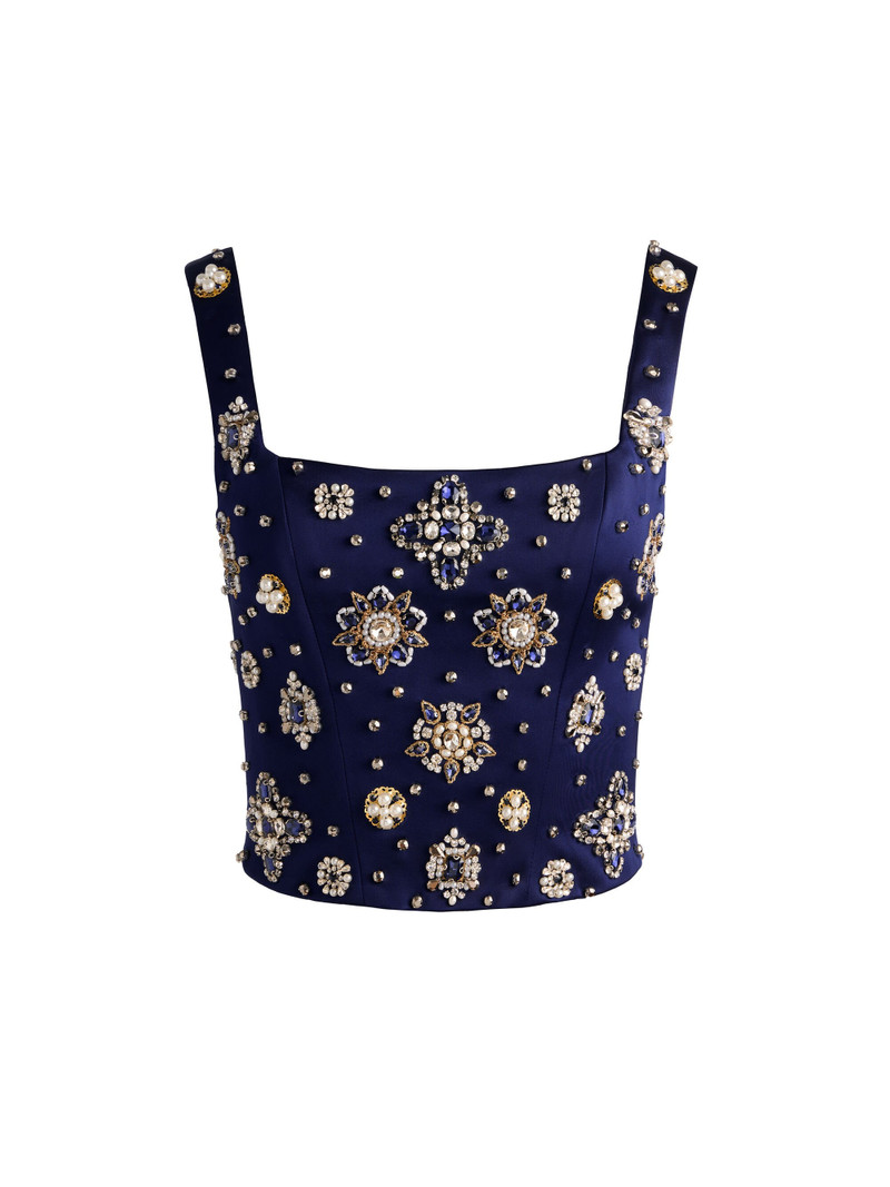 LILLIANNA EMBELLISHED CORSET TOP 7