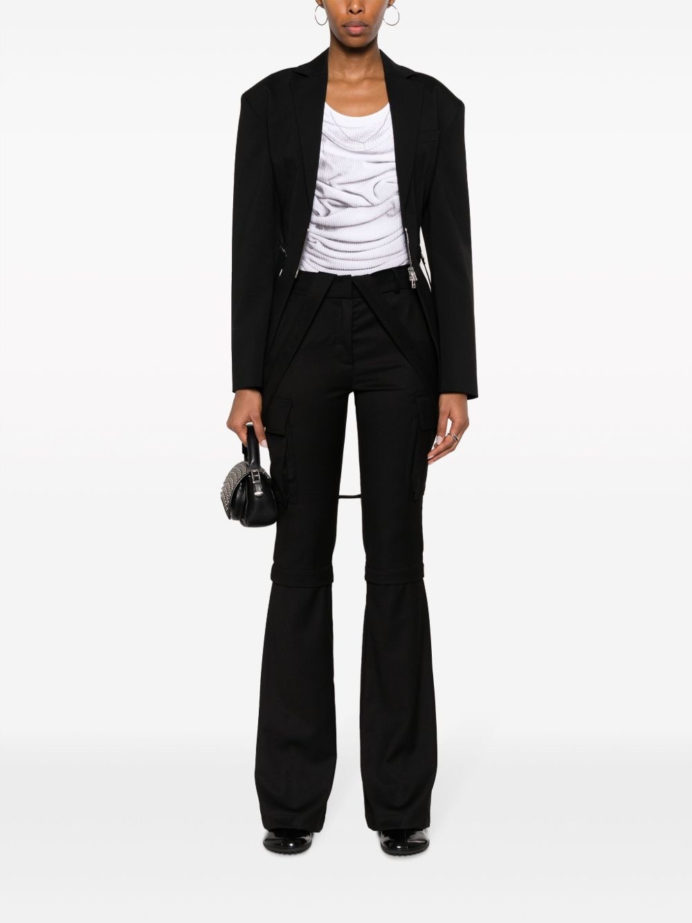 detachable-leg cargo trousers - 2