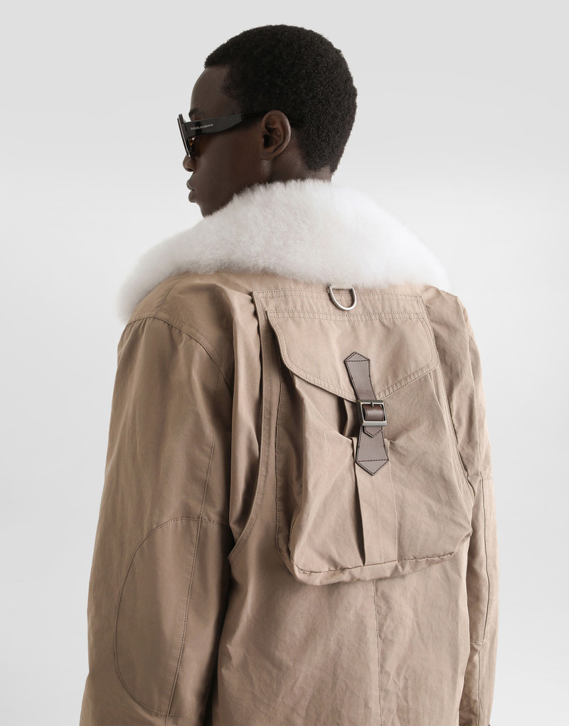 Waxed faille jacket 6
