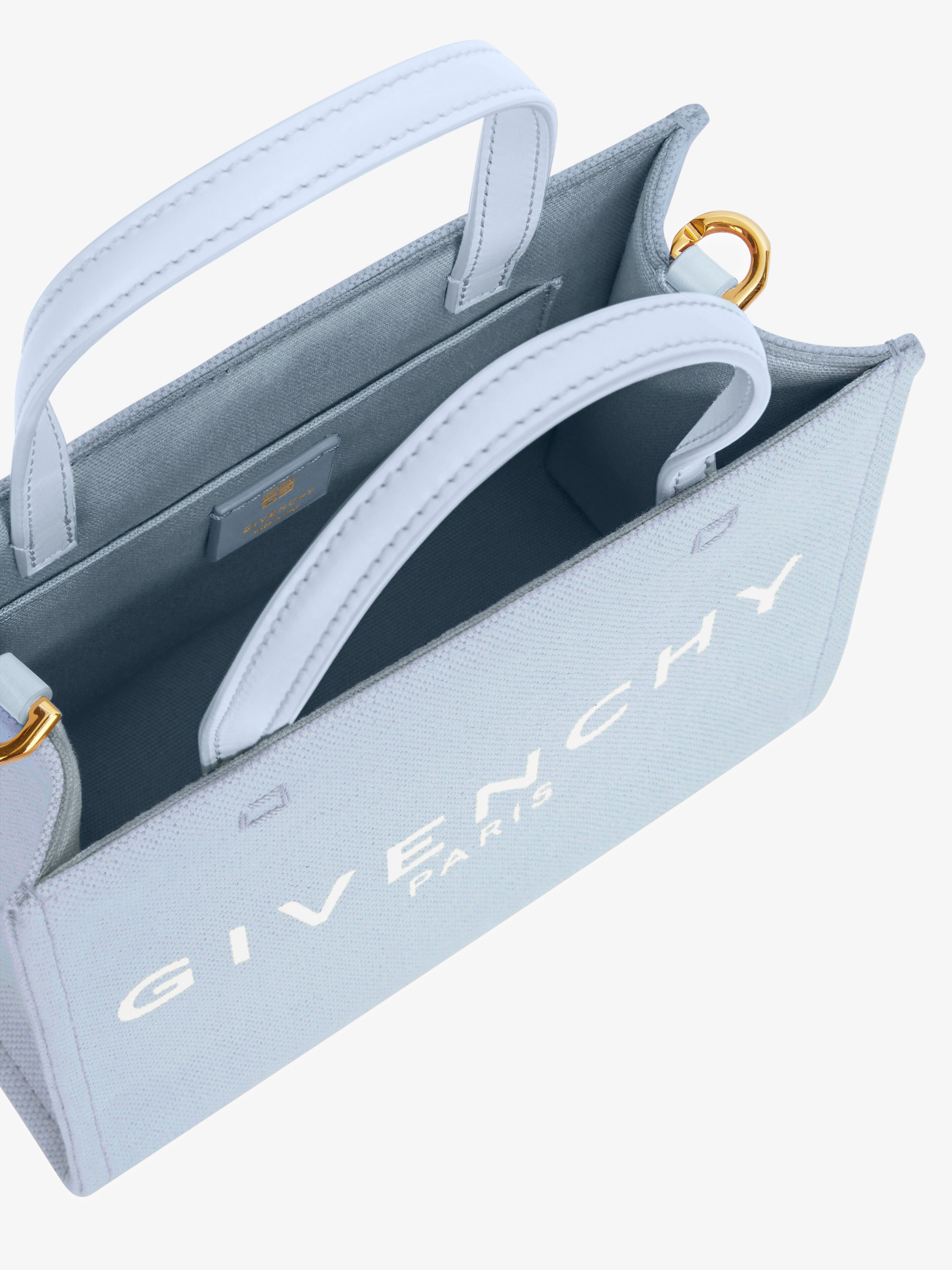 MINI G-TOTE SHOPPING BAG IN CANVAS - 5