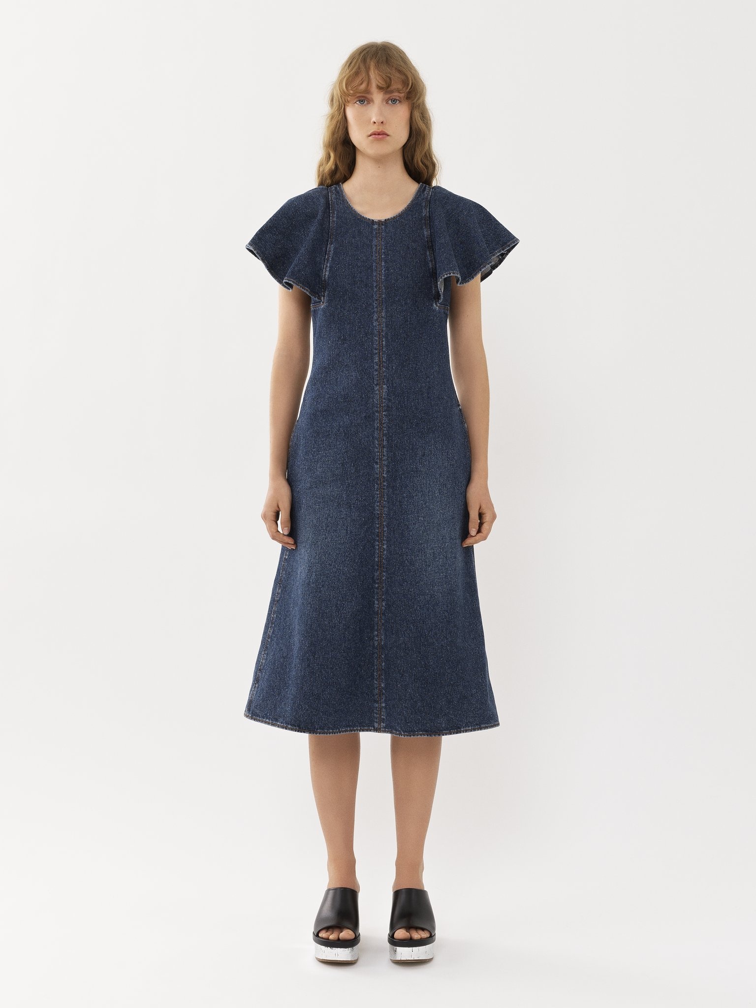 WING-SLEEVE DRESS - 2