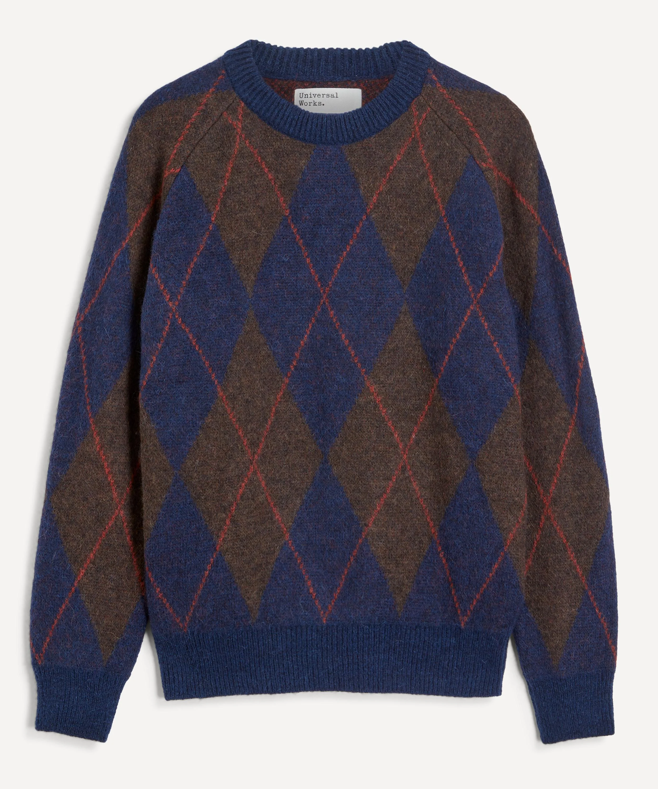 Navy Lyon Argyle Jumper - 1