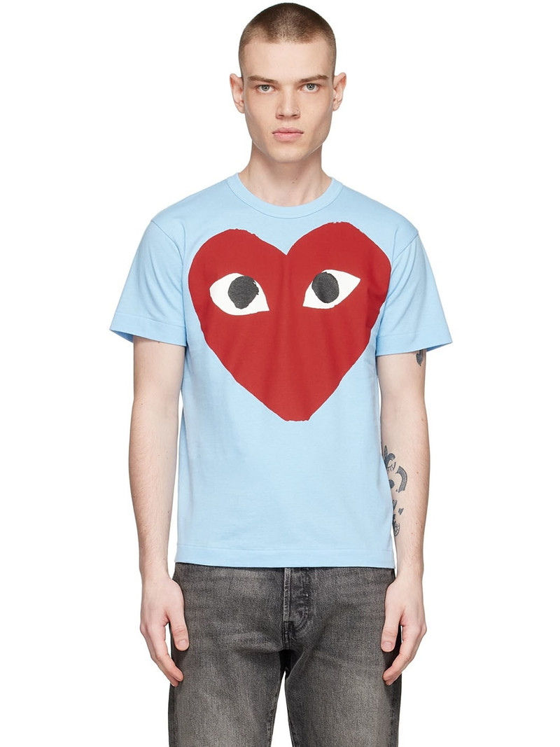 Blue Cotton T-Shirt - 1