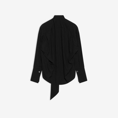 BALENCIAGA Tuxedo Scarf Shirt outlook