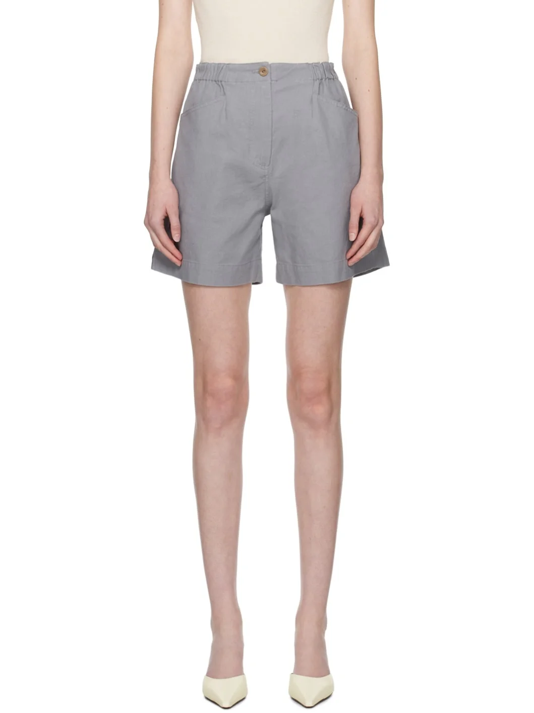 Gray Kika Shorts - 1