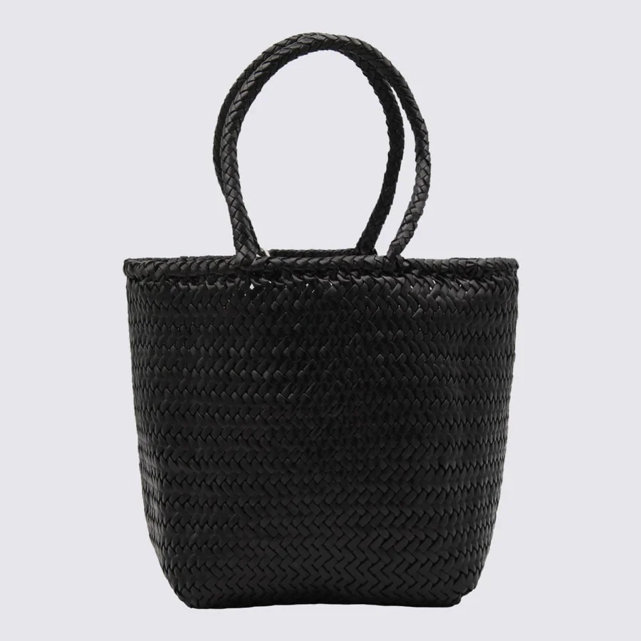 Dragon Diffusion Black Leather Grace Small Tote - 1