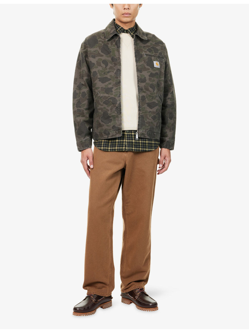Carhartt Duck Detroit Camo-Print Denim Jacket outlook