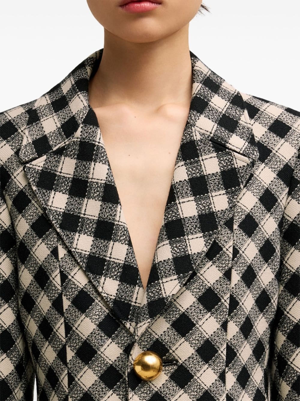 check-pattern jacket - 6
