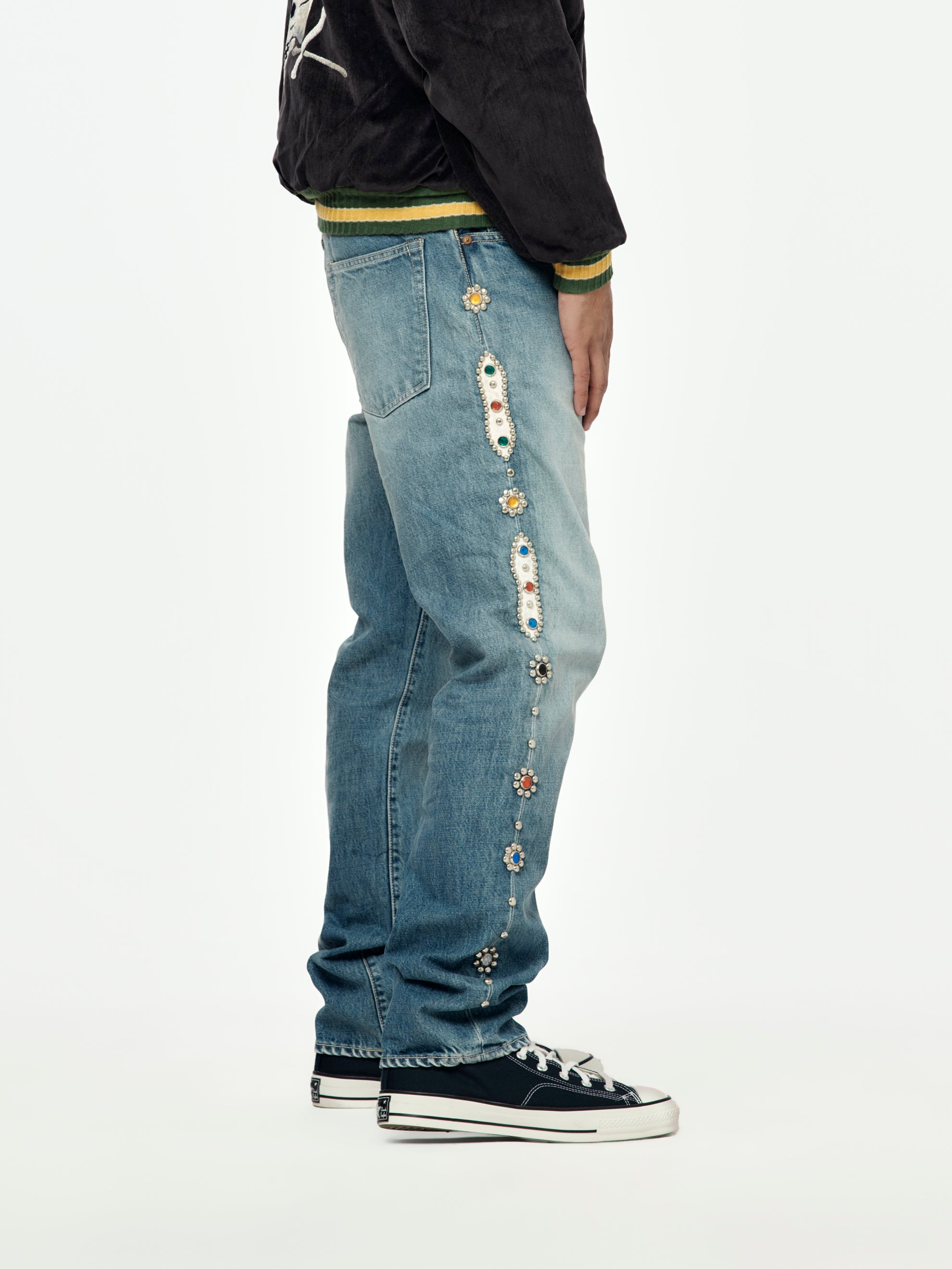 14OZ DENIM 5P MONKEY CISCO (STUDS) - 3
