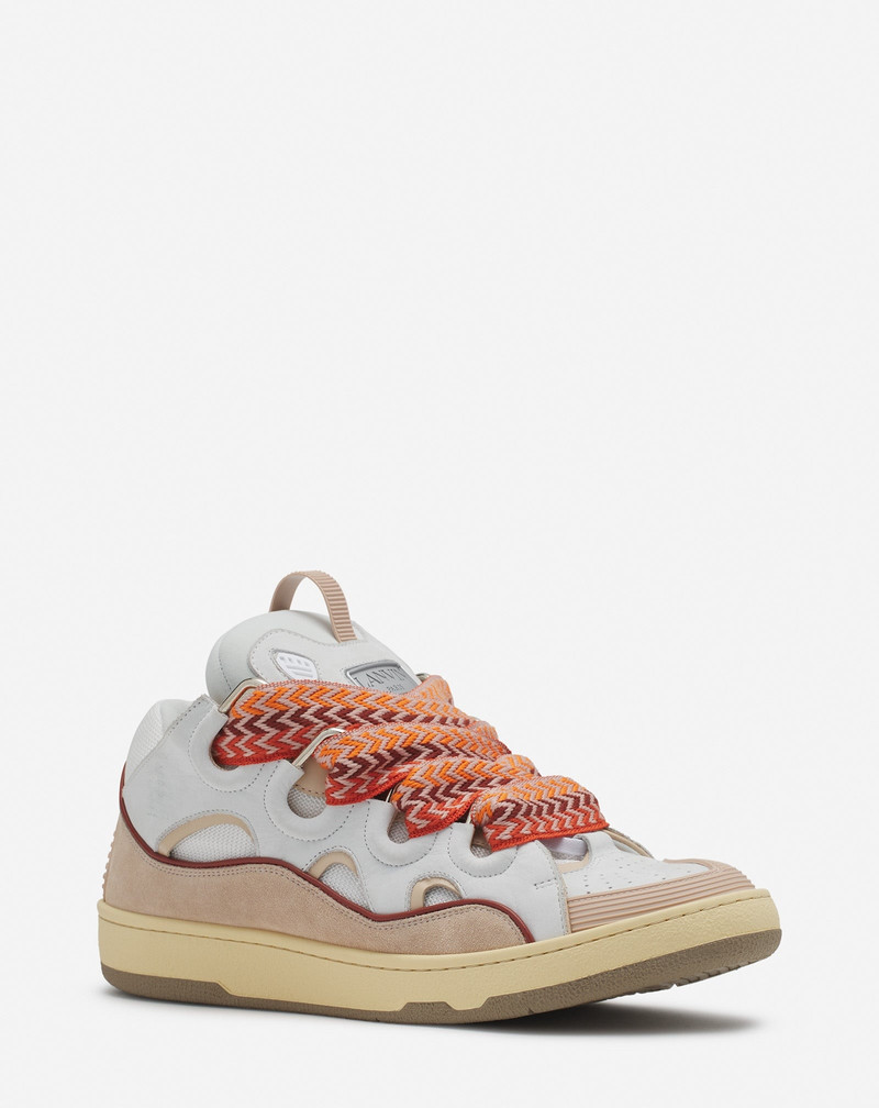 Lanvin CURB LEATHER SNEAKERS outlook