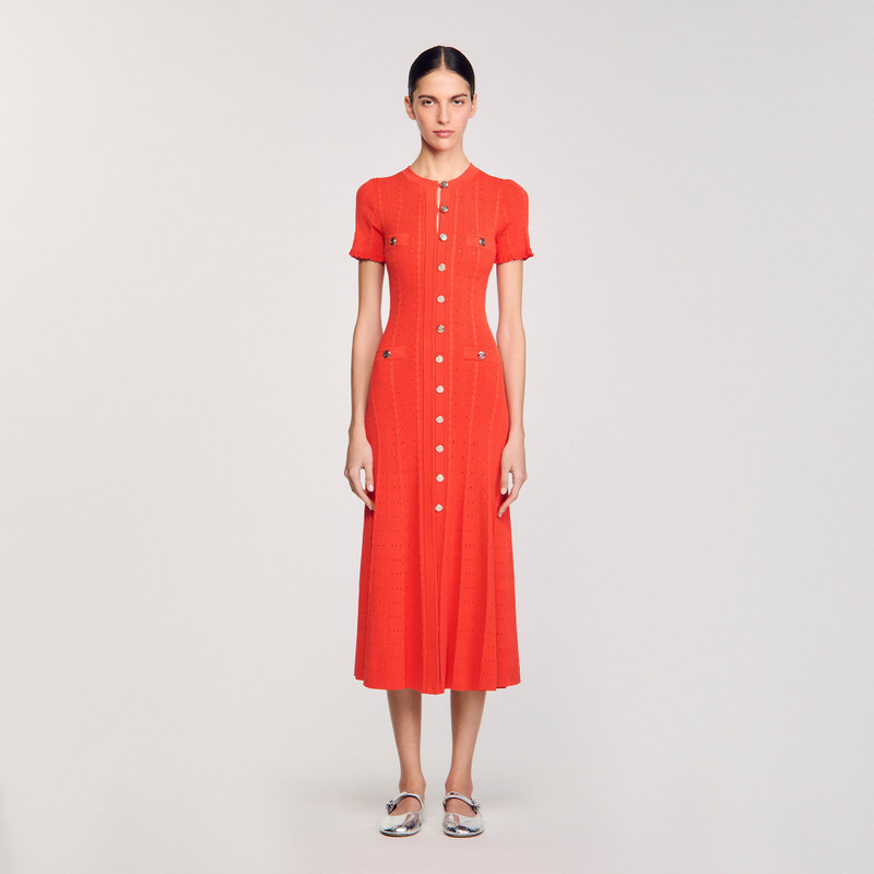 Sandro KNIT MAXI DRESS outlook