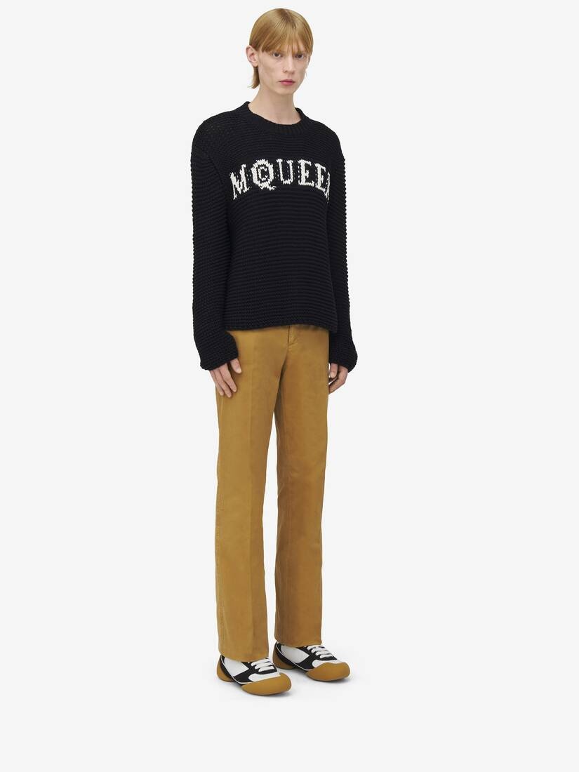 McQueen Logo Textured Jumper - 4