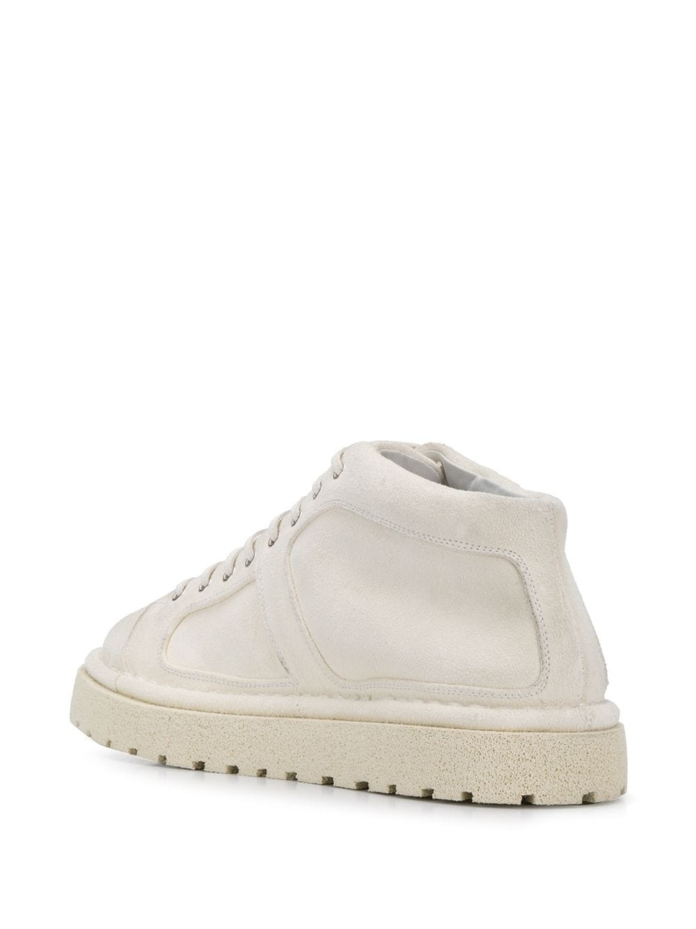 ridged platform sole sneakers - 3