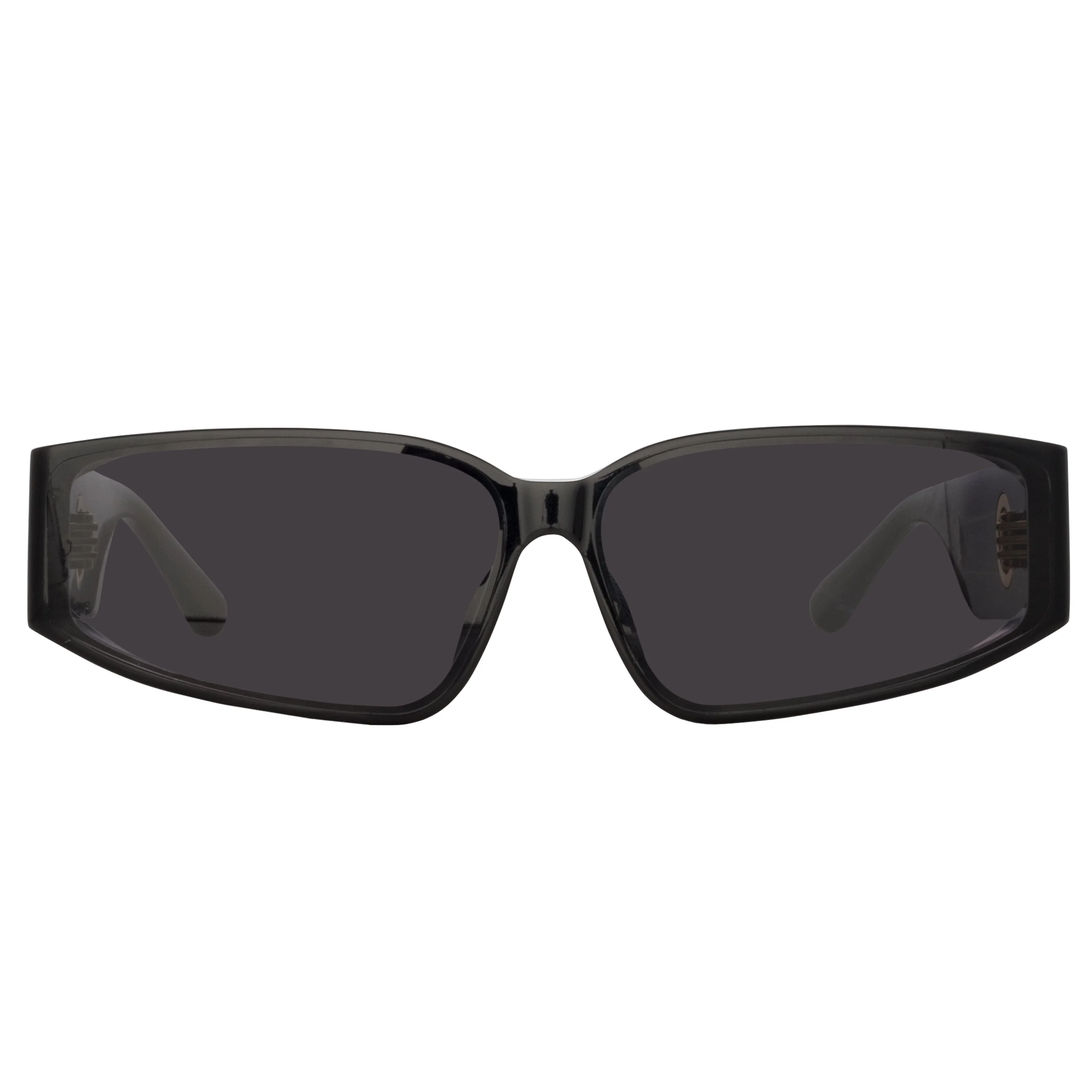 ALEXIS ANGULAR SUNGLASSES IN BLACK - 1