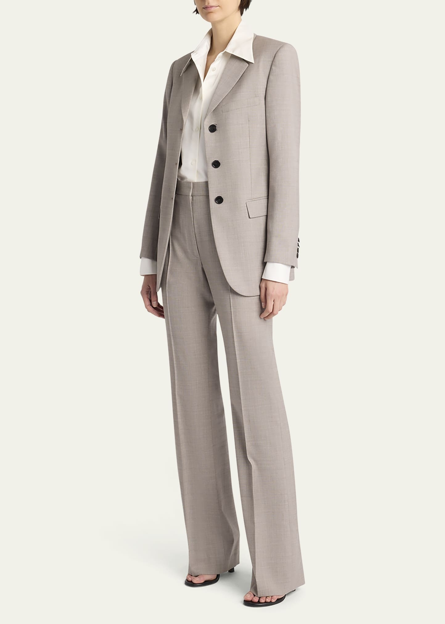 Selene Single-Breasted Blazer Jacket - 2