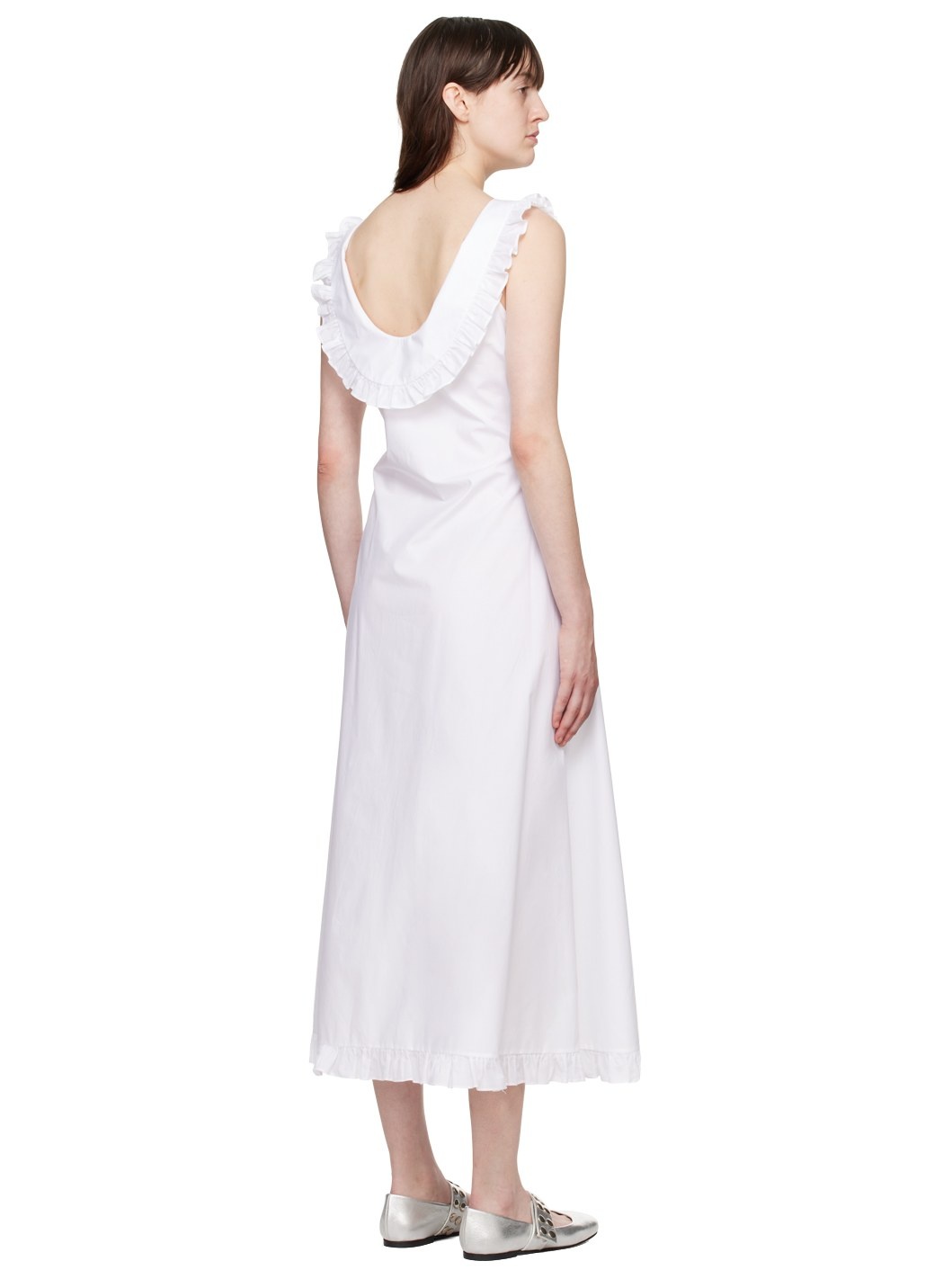 White Laura Midi Dress - 3