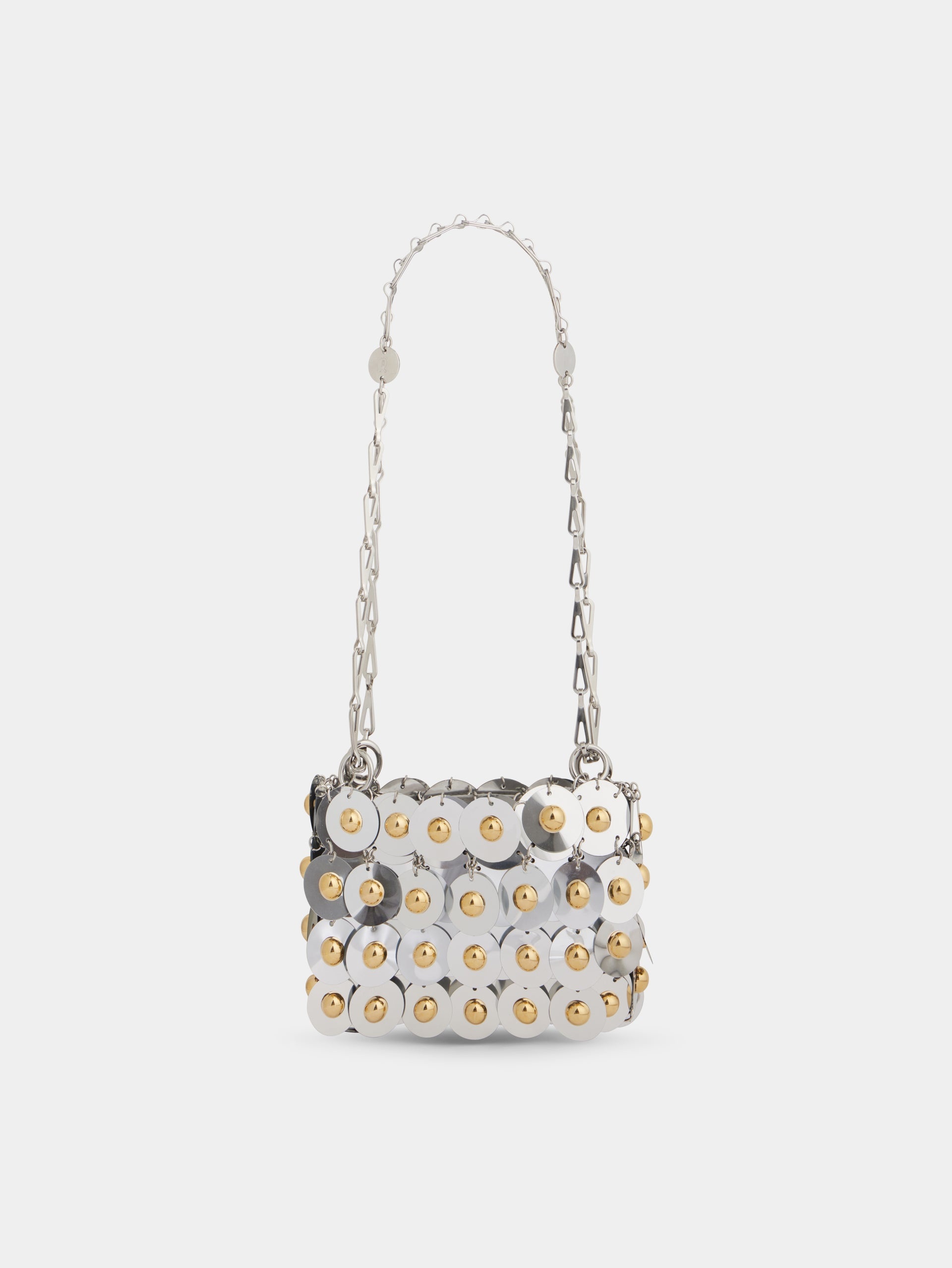 SILVER SPARKLE NANO SPHERE BAG - 1