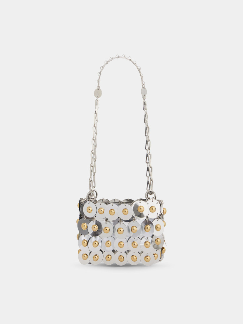 SILVER SPARKLE NANO SPHERE BAG 1