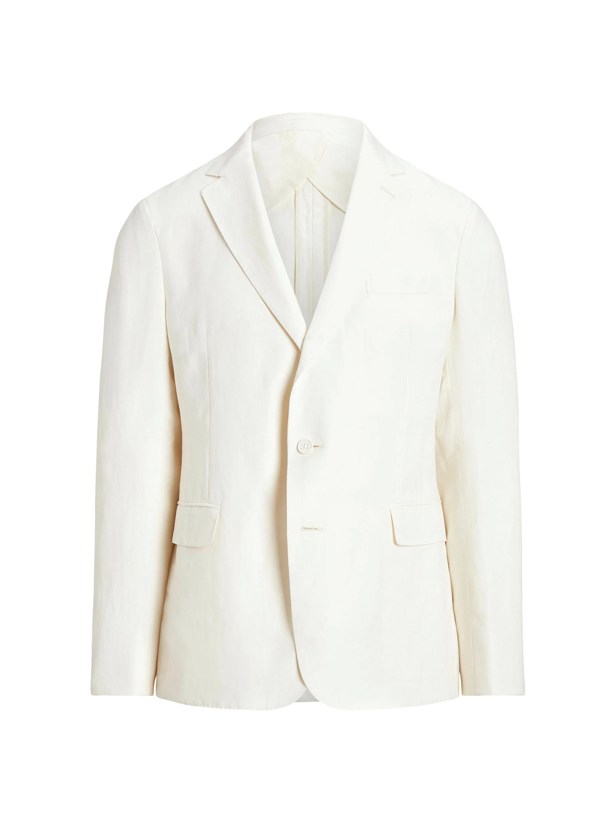 Men's Hadley Hand-Tailored Silk-Linen Jacket - Classic Cream - 1