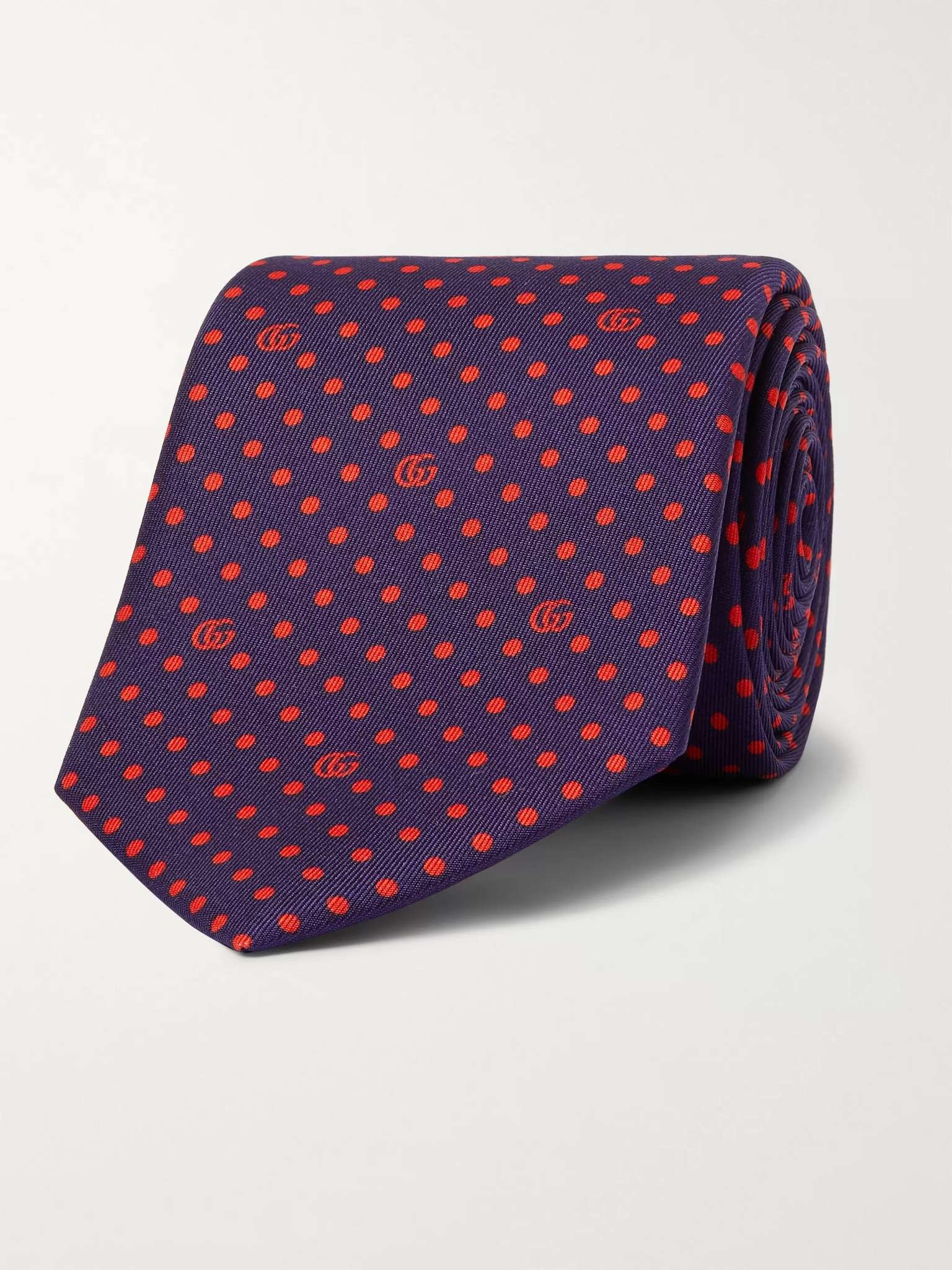 7cm Logo-Print Silk-Twill Tie - 4