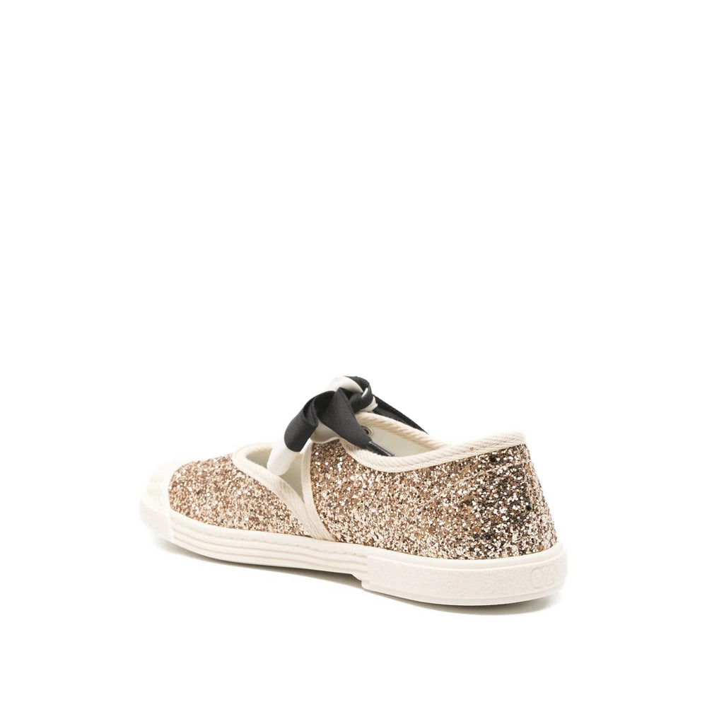 Valentino Garavani Gold Ballet Flats Women - 3