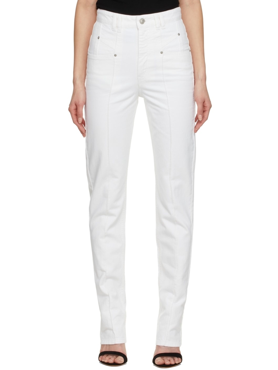 White Niroka Jeans - 1