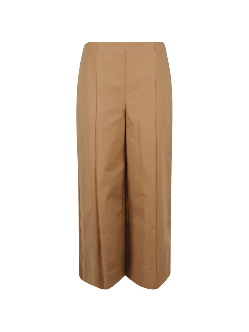 pressed-crease wide-leg trousers 1